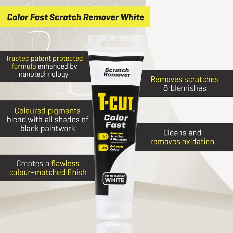 T-Cut Color Fast White Car Wax Polish Scratch Remover Color Enhancer, 5.3 Oz - Image 3